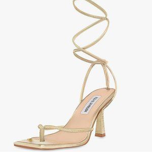 Steve Madden Women's Khari Heeled Sandal SIZE 9 GOLD